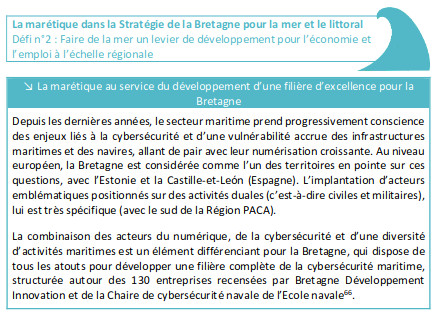 Schema de developpement de la maretique (rapport du CESER)